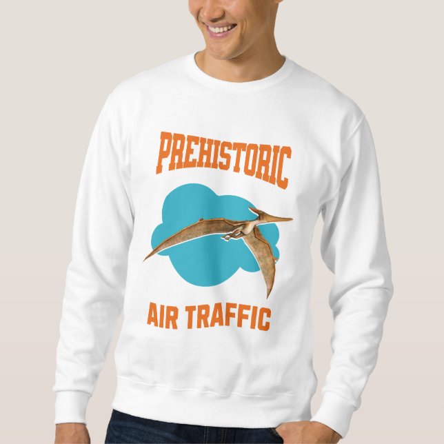 Sudadera Humor de piloto de tráfico aéreo prehistórico Pter (Anverso)