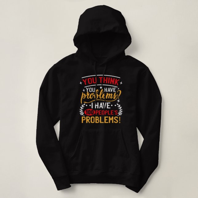 Sudadera Humor de trabajador social (Diseño del anverso)