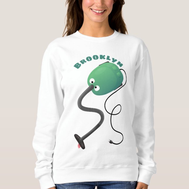 Sudadera Humor del personalizado de aspiradora de cuajo (Anverso)