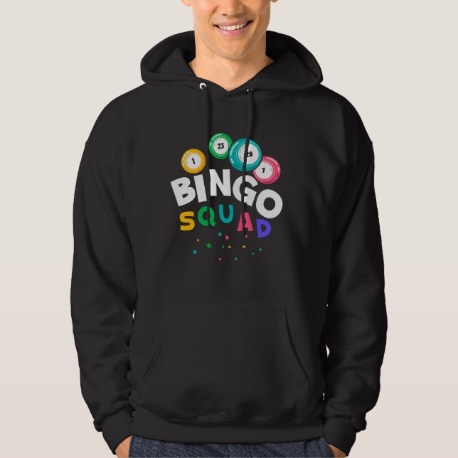 Sudadera Humor divertido de juego de equipo de Bingo (Anverso)