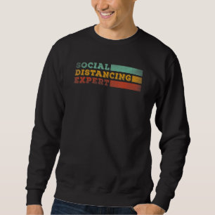 Sudadera Humor Experto De Distancia Social Para Hombres Y M