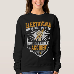 Sudadera Humor Lo de ingeniero eléctrico divertido para ele