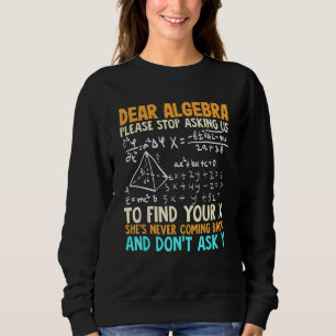 Sudadera Humor matemático, álgebra y matemáticas