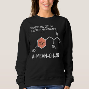 Sudadera Humor Nerdy Química Amino Ácido Para Mujeres Hombr