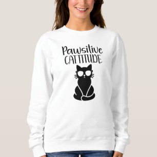 Sudadera Humor para gatos - Despreocupado Cattitude-Funny