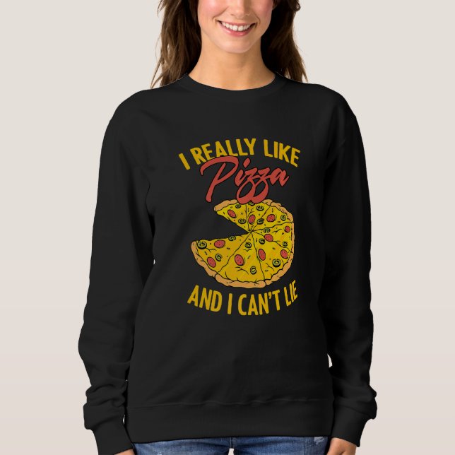 Sudadera Humor Pizzaholic Para Una Comida Asequible Para Un (Anverso)
