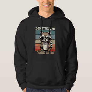 Sudadera Humor sarcástico Racoon Lover BFF no me dice qué