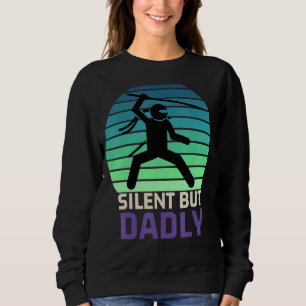 Sudadera Humor silencioso pero triste Chiste meme Día del P