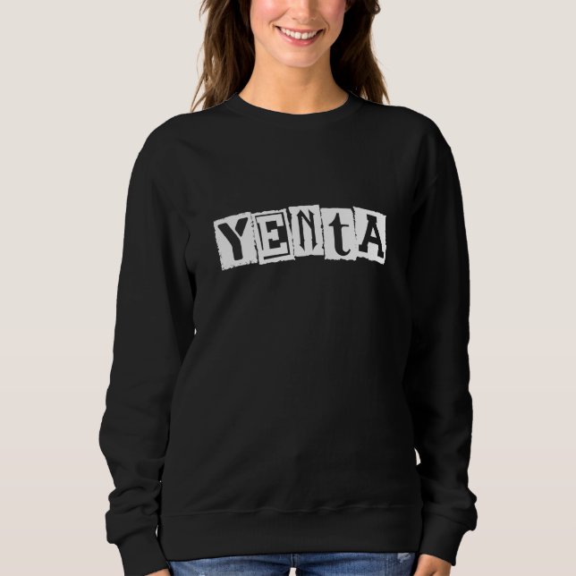 Sudadera Humor yiddish de Yenta (Anverso)