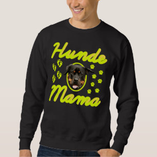 Sudadera Hundemama Rottweiler Amarillo