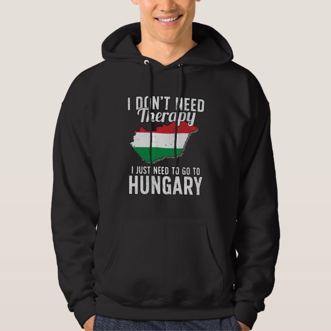 Sudadera Hungarian Flag I Hungary Flag I Vacation  I Hungar (Anverso)