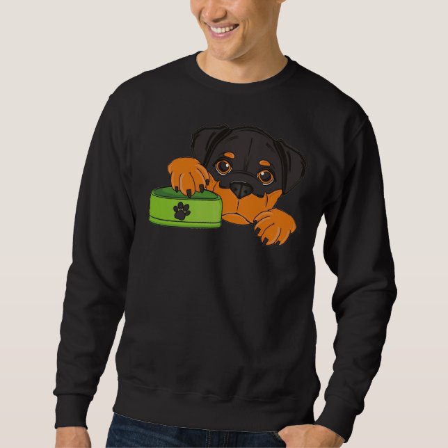 Sudadera Hungry Rottweiler (Anverso)