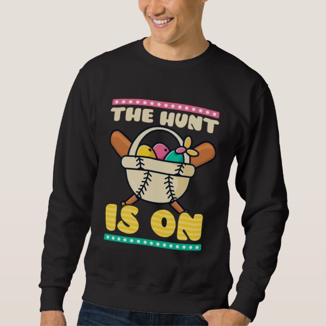 Sudadera Hunt Is On Baseball Easter (Anverso)