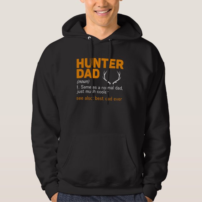 Sudadera Hunter Dad Definition Best Dad (Anverso)