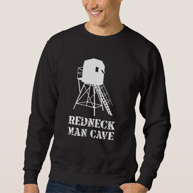 Sudadera Hunting Blind Man Cave Funny Deer Hunter and Hunti (Anverso)