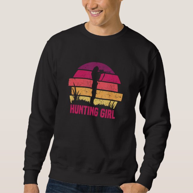Sudadera Hunting Girl Hunter Hunting Clothes (Anverso)