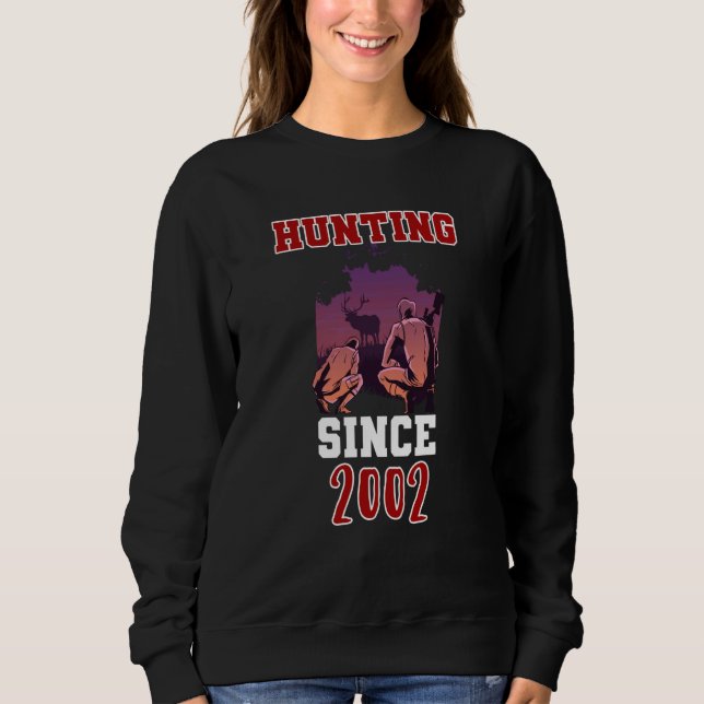 Sudadera Hunting since 2002 (Anverso)