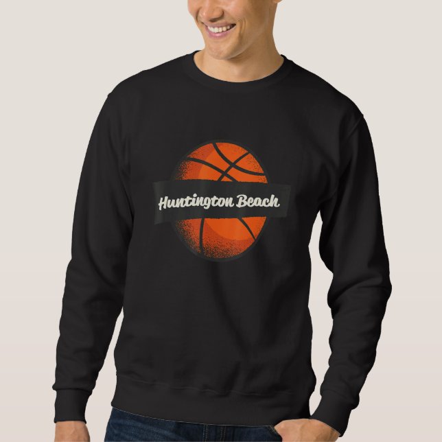 Sudadera Huntington Beach Hometown Basketball Player Sports (Anverso)