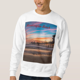 Sudadera Huntington Beach Pier al atardecer
