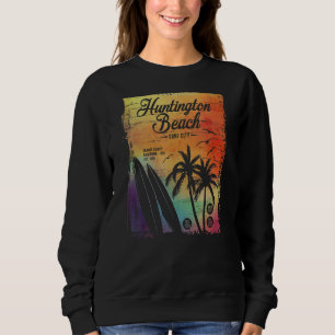 Sudadera Huntington Beach Surf City California Vintage Dist