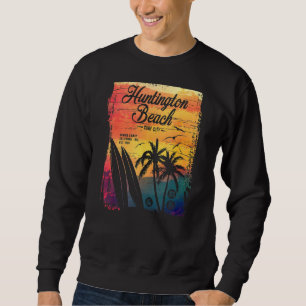 Sudadera Huntington Beach Surf City California Vintage Dist