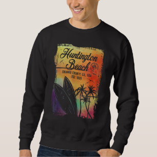 Sudadera Huntington Beach Surf City California Vintage Surf
