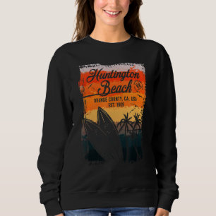 Sudadera Huntington Beach Surf City California Vintage Surf