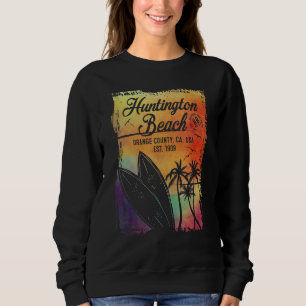 Sudadera Huntington Beach Surf City California Vintage Surf