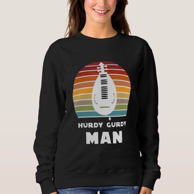 Sudadera Hurdy Gurdy Instrumento Medieval 1 (Anverso)