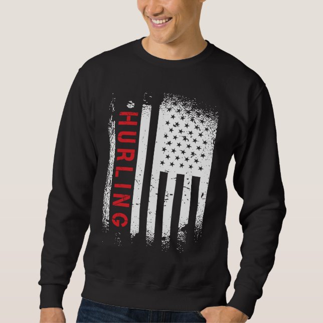 Sudadera Hurling American Flag (Anverso)