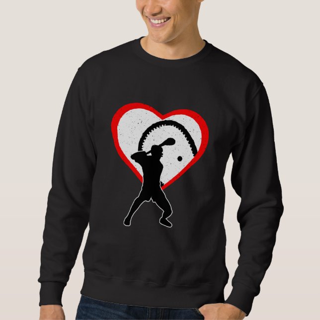 Sudadera Hurling Heart Sport Love Anti Valentines Day (Anverso)