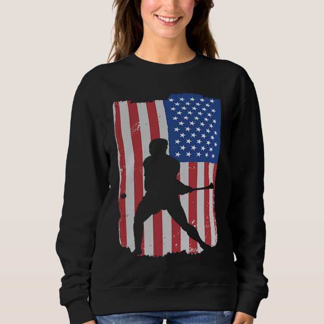 Sudadera Hurling Player American Flag (Anverso)