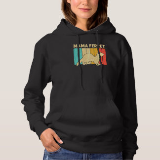 Sudadera Hurón genial para mujeres mamá animal dueño de hur