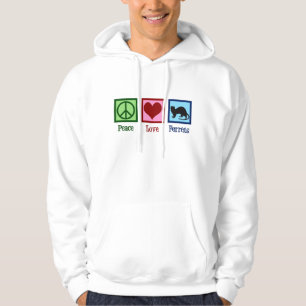Sudadera Hurónes del amor de la paz - hurón fresco