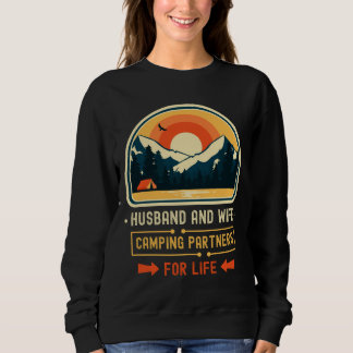 Sudadera Husband And Wife camping Partners For Life