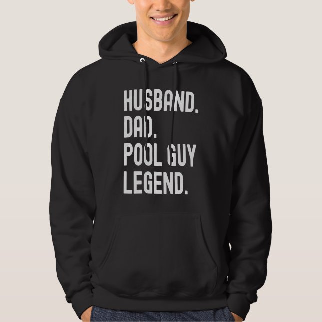 Sudadera Husband Dad Pool Guy Legend (Anverso)