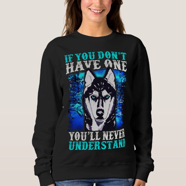 Sudadera Husky Alaskan Huskies Dueño de Perro (Anverso)