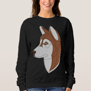 Sudadera Husky Brown siberiano