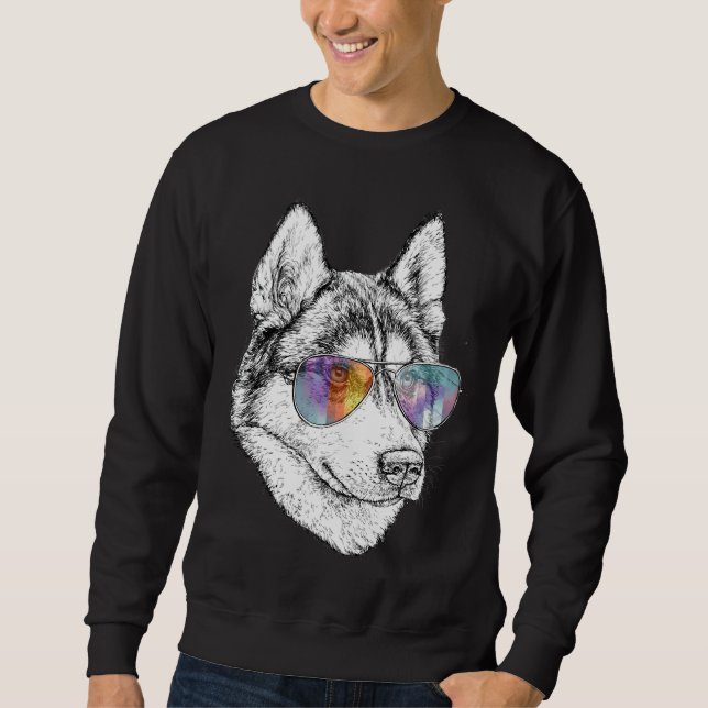 Sudadera Husky con Aviadores (Anverso)