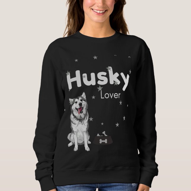Sudadera Husky Cute Dog (Anverso)