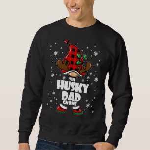 Sudadera Husky Dad Gnome Navidades Husky Papa Siberian Husk