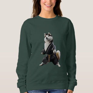 Sudadera Husky Dog conoce a Karate, jugador de Husky Dog Ka