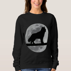 Sudadera Husky Dog Night Moon Husky
