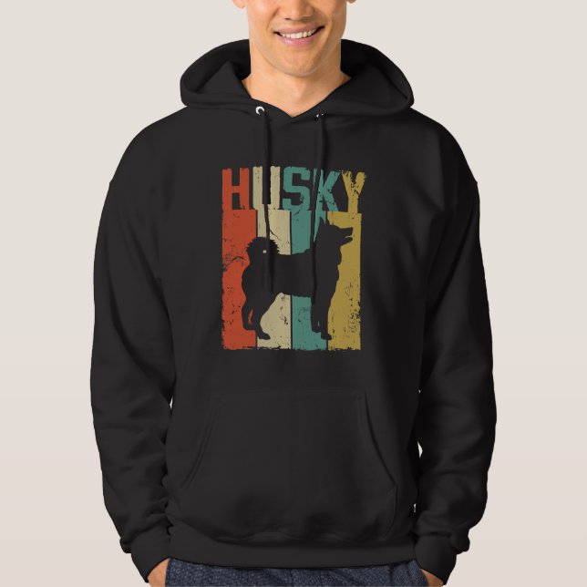 Sudadera Husky Dog Vintage Retro Style (Anverso)