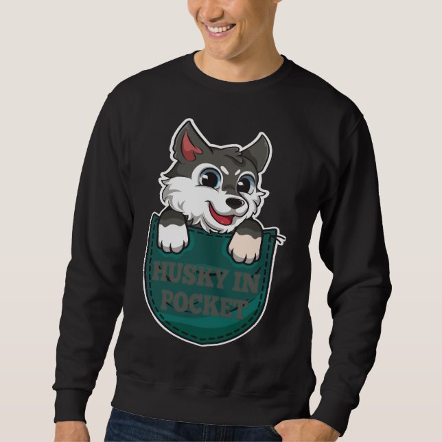 Sudadera Husky en Pocket (Anverso)