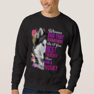 Sudadera Husky Es El Mejor Amigo De La Madre Perro, Mamá, S