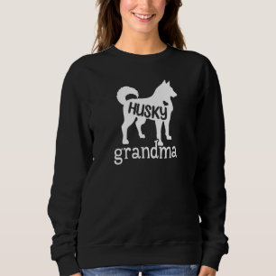 Sudadera Husky Grandma Cute Beagle Mascota Perro Mamá Navid