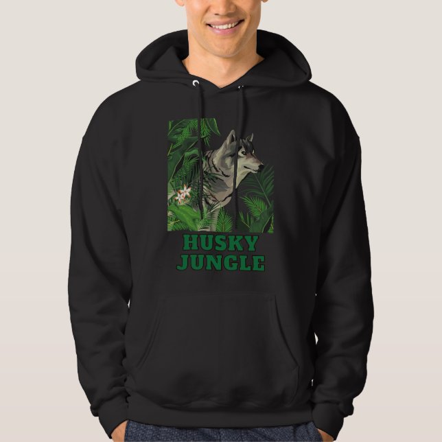 Sudadera Husky Green Jungle Style (Anverso)