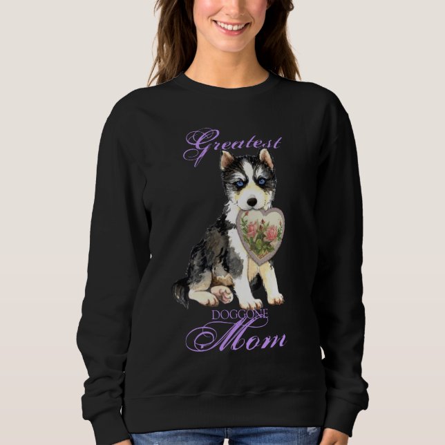 Sudadera Husky Heart Mom (Anverso)