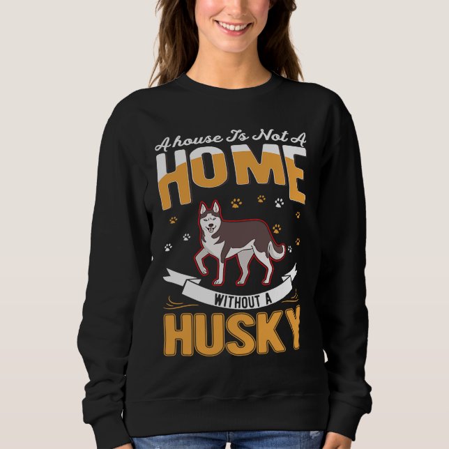 Sudadera Husky Home Siberian Husky (Anverso)